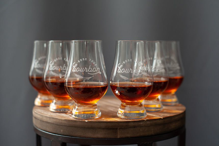 Set of 6 Glencairn Bourbon Whiskey Tasting Glasses
