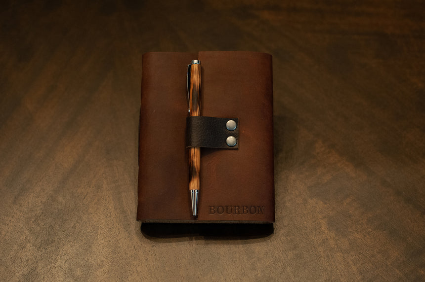 Leather Tasting Journal Bourbon